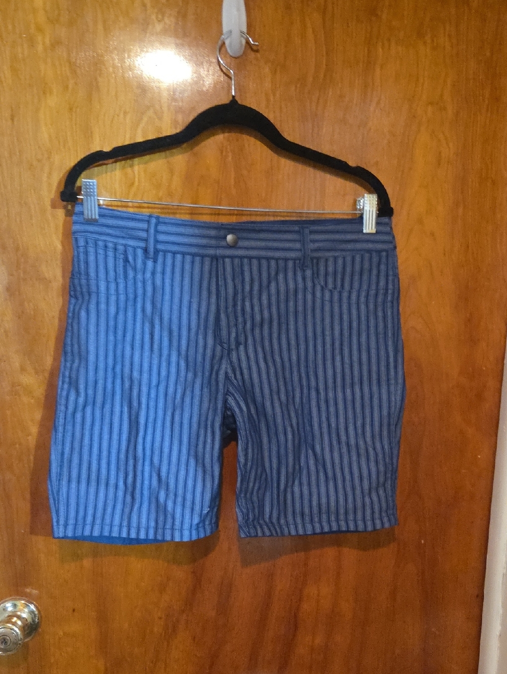 Zac & Rachel Blue Striped Kids Shorts